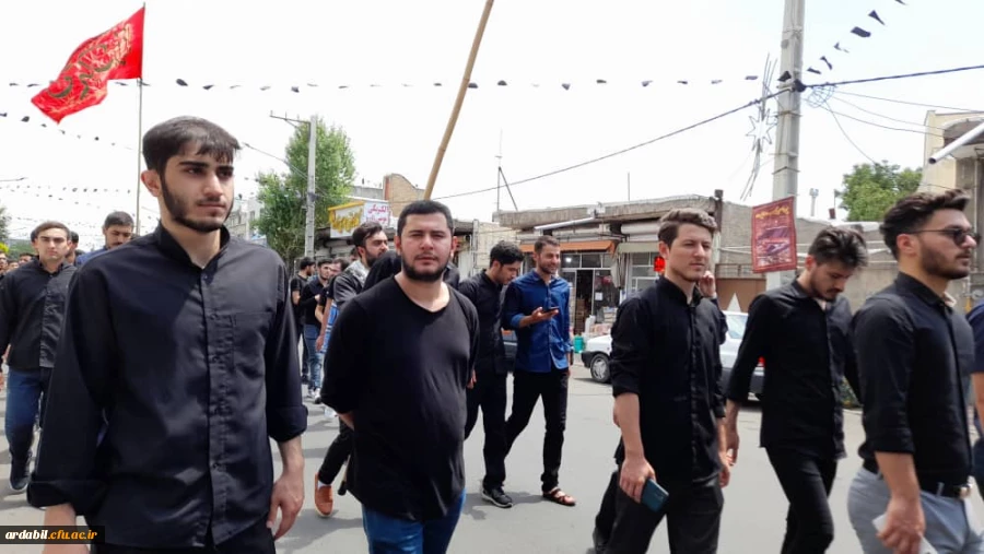 برگزاری مراسم سوگواری سرور و سالار شهیدان حضرت امام حسین (ع) با راه اندازی دسته عزاداری 