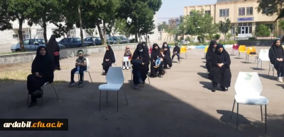 در پردیس بنت الهدی صدر اردبیل :

مراسم عزاداری دهه ی اول ماه محرم 