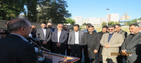 آیین کلنگ زنی مجموعه (320نفری) خوابگاهی و فرهنگی پردیس علامه طباطبایی دانشگاه فرهنگیان استان اردبیل 