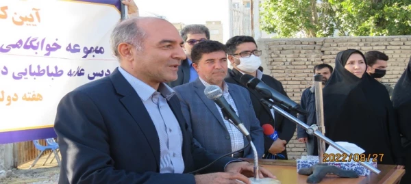 آیین کلنگ زنی مجموعه (320نفری) خوابگاهی و فرهنگی پردیس علامه طباطبایی دانشگاه فرهنگیان استان اردبیل 