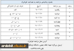 برنامه زمان بندی و مدارک لازم جهت شرکت در مصاحبه معرفی شدگان چند برابر ظرفیت در کلیه کد رشته های تحصیلی دانشگاه فرهنگیان اردبیل 1401