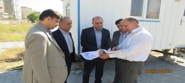 بازدید سرپرست دانشگاه فرهنگیان اردبیل از روند اجرایی مجموعه (320) نفری خوابگاهی و فرهنگی پردیس علامه طباطبایی اردبیل