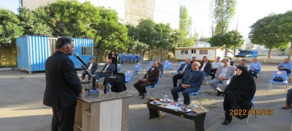 آیین کلنگ زنی احداث سالن ورزشی پردیس بنت الهدی صدر  اردبیل