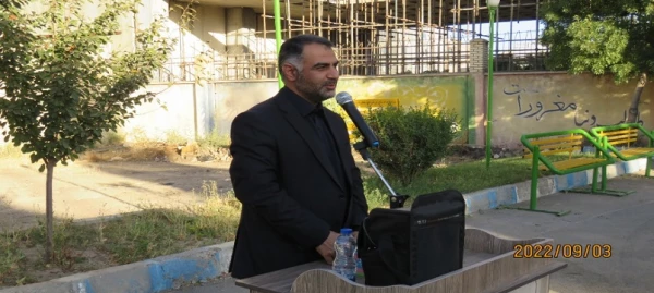 آیین کلنگ زنی احداث سالن ورزشی پردیس بنت الهدی صدر  اردبیل