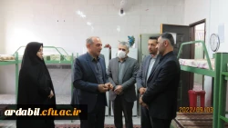 بازدید فرماندار اردبیل از خوابگاه بنت الهدی صدر 