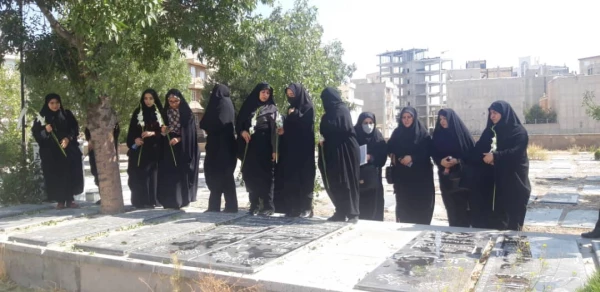 مراسم غبارروبی و عطر افشانی مزار مطهر شهدای دفاع مقدس استان