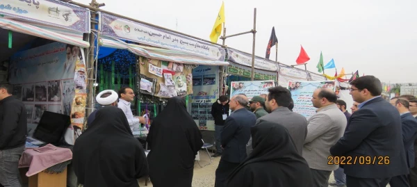 بازدید از نمایشگاه رزمی فرهنگی (والفجر 1 )