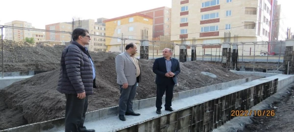 بازدید از پروژهای عمرانی در حال احداث دانشگاه فرهنگیان استان اردبیل