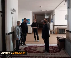 بازدید از پروژهای عمرانی در حال احداث دانشگاه فرهنگیان استان اردبیل