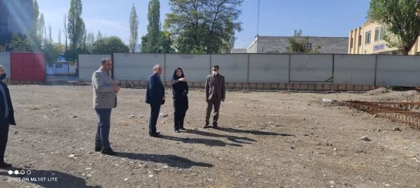 بازدید از پروژهای عمرانی در حال احداث دانشگاه فرهنگیان استان اردبیل