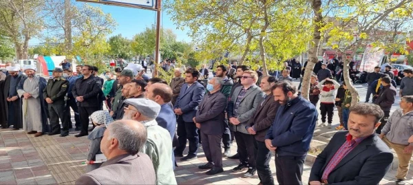 حضور اساتید،کارکنان و دانشجو معلمان دانشگاه فرهنگیان استان اردبیل در راهپیمایی 13 آبان