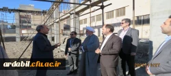 بازدید مدیرکل آموزش و پرورش  از روند اجرای مجموعه (320) نفری خوابگاهی و فرهنگی 