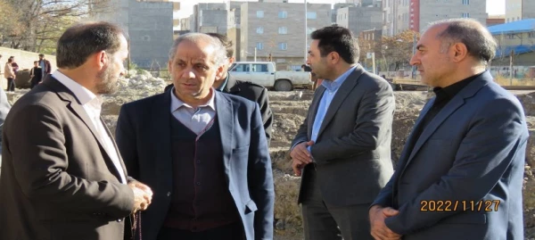 بازدید مدیرکل آموزش و پرورش  از روند اجرای مجموعه (320) نفری خوابگاهی و فرهنگی 