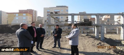 بازدید مدیرکل امور حقوقی دانشگاه فرهنگیان از پروژه های عمرانی دانشگاه 