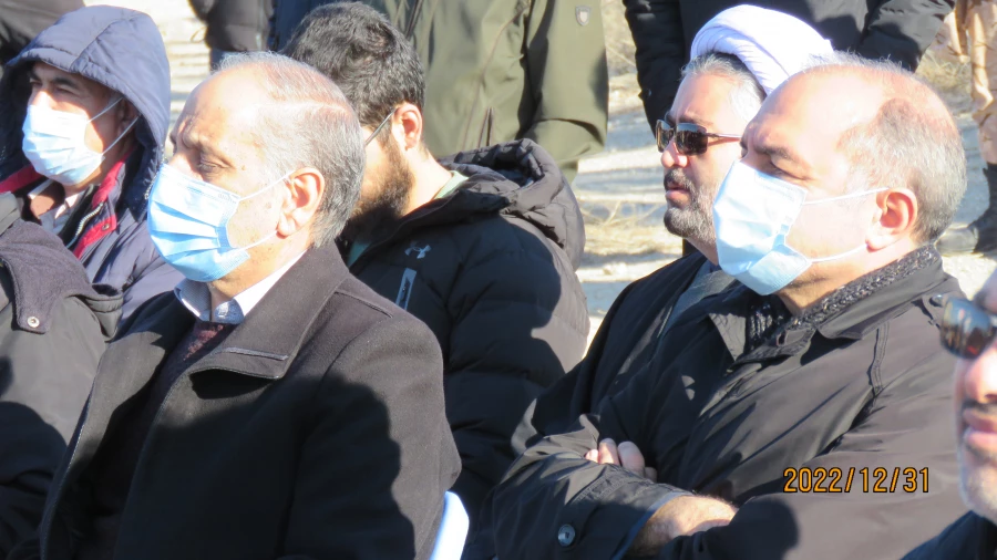 حضور اساتید و کارکنان دانشگاه فرهنگیان استان اردبیل در آیین تشییع و تدفین پیکر مطهر شهید گمنام در دانشگاه علوم پزشکی اردبیل