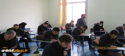 بازدید سرپرست دانشگاه فرهنگیان استان اردبیل از روند برگزاری آزمون دروس فرهنگی مهارت آموزان سری ششم