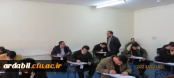بازدید سرپرست دانشگاه فرهنگیان استان اردبیل از روند برگزرای آزمون دروس فرهنگی مهارت آموزان سری ششم