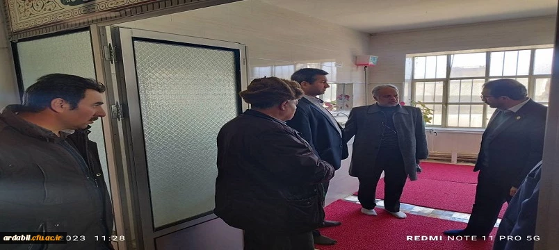بازدید سرپرست مدیریت امور پردیس های استان اردبیل از سرای دانشجویی مرکز آموزش عالی آزادگان نیر 