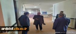بازدید سرپرست مدیریت امور پردیس های استان اردبیل از سرای دانشجویی مرکز آموزش عالی آزادگان نیر 