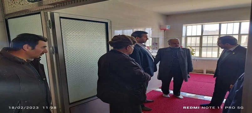 بازدید سرپرست مدیریت امور پردیس های استان اردبیل از سرای دانشجویی مرکز آموزش عالی آزادگان نیر 