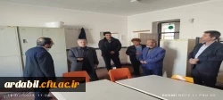 بازدید سرپرست مدیریت امور پردیس های استان اردبیل از سرای دانشجویی مرکز آموزش عالی آزادگان نیر 