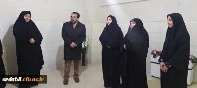 افتتاح رختشویخانه و آشپزخانه خوابگاه پردیس بنت الهدی صدر 