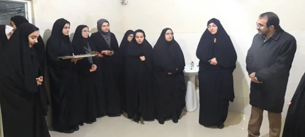 افتتاح رختشویخانه و آشپزخانه خوابگاه پردیس بنت الهدی صدر 