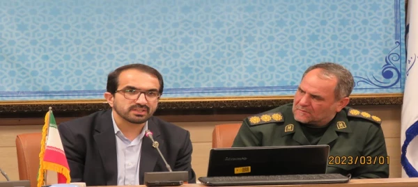 نشست صمیمی جانشین فرمانده سپاه استان اردبیل با اساتید، کارکنان و دانشجومعلمان