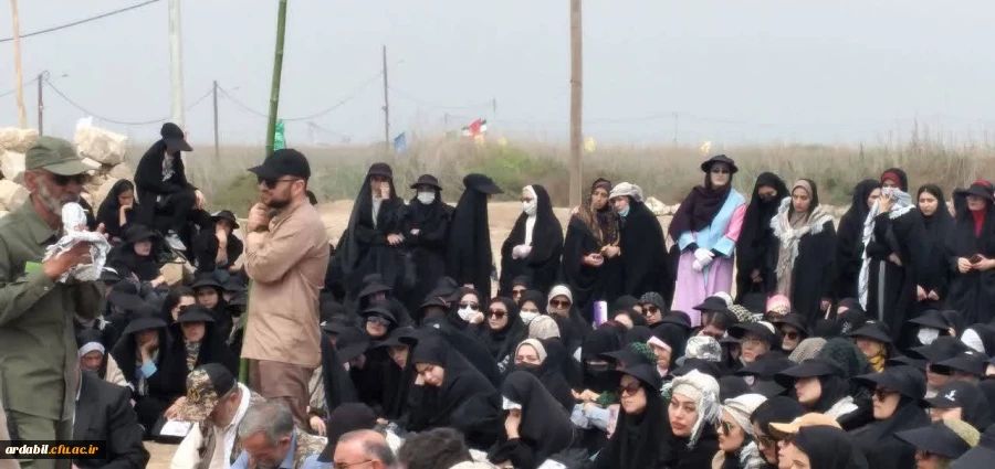 حضور دانشجومعلمان دانشگاه فرهنگیان اردبیل در اردوی راهیان نور 