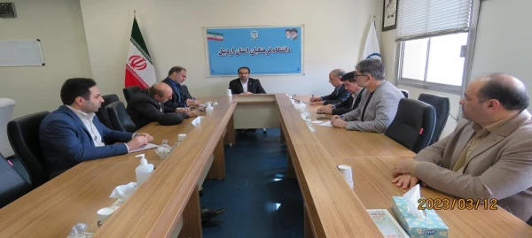 جلسه ارزیابی استان جهت اجرای مسابقات فرهنگی و ملی قرآنی در دانشگاه فرهنگیان اردبیل