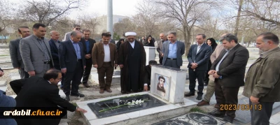 در گرامیداشت روز شهدا انجام شد:

مراسم غبار روبی و عطرافشانی مزار شهدای استان اردبیل