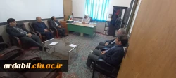 دیدار سرپرست مدیریت دانشگاه فرهنگیان اردبیل با امام جمعه شهرستان نیر 