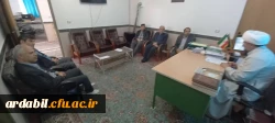 دیدار سرپرست مدیریت دانشگاه فرهنگیان اردبیل با امام جمعه شهرستان نیر 