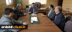 دیدار سرپرست مدیریت  دانشگاه فرهنگیان اردبیل با فرماندار  شهرستان نیر