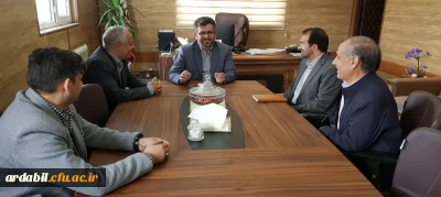 دیدار سرپرست مدیریت  دانشگاه فرهنگیان اردبیل با فرماندار  شهرستان نیر