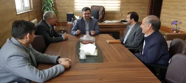 دیدار سرپرست مدیریت  دانشگاه فرهنگیان اردبیل با فرماندار  شهرستان نیر