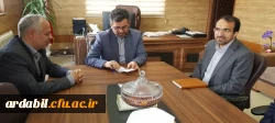 دیدار سرپرست مدیریت  دانشگاه فرهنگیان اردبیل با فرماندار  شهرستان نیر