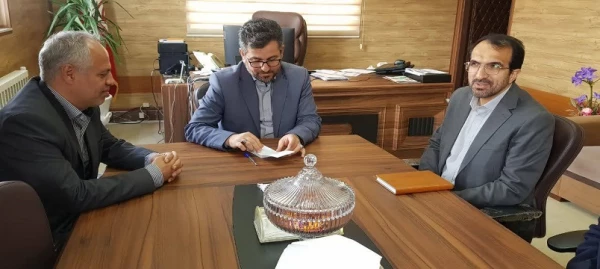 دیدار سرپرست مدیریت  دانشگاه فرهنگیان اردبیل با فرماندار  شهرستان نیر