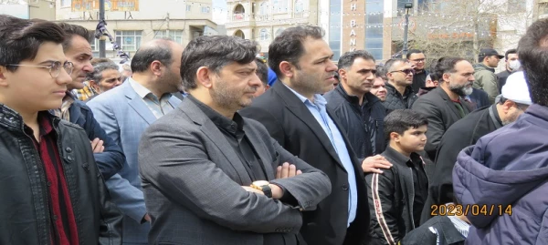 حضور اساتید،کارکنان و دانشجو معلمان دانشگاه فرهنگیان استان اردبیل در راهپیمایی روز جهانی قدس