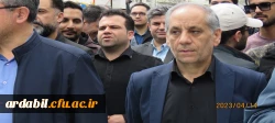 حضور اساتید،کارکنان و دانشجو معلمان دانشگاه فرهنگیان استان اردبیل در راهپیمایی روز جهانی قدس