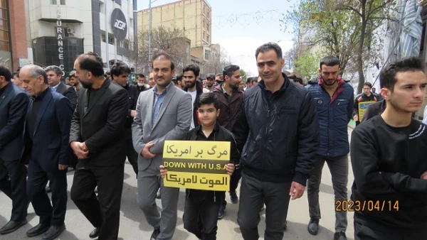 حضور اساتید،کارکنان و دانشجو معلمان دانشگاه فرهنگیان استان اردبیل در راهپیمایی روز جهانی قدس