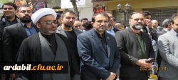 حضور اساتید،کارکنان و دانشجو معلمان دانشگاه فرهنگیان استان اردبیل در راهپیمایی روز جهانی قدس