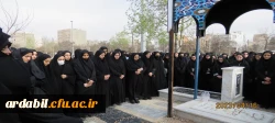 مراسم غبار روبی و عطرافشانی مزار شهدای استان اردبیل