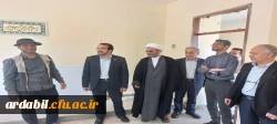 بازدید سرپرست دانشگاه فرهنگیان اردبیل از اردوی جهادی عهد خدمت 