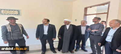 بازدید سرپرست دانشگاه فرهنگیان اردبیل از اردوی جهادی عهد خدمت 