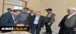 بازدید سرپرست دانشگاه فرهنگیان اردبیل از اردوی جهادی عهد خدمت 