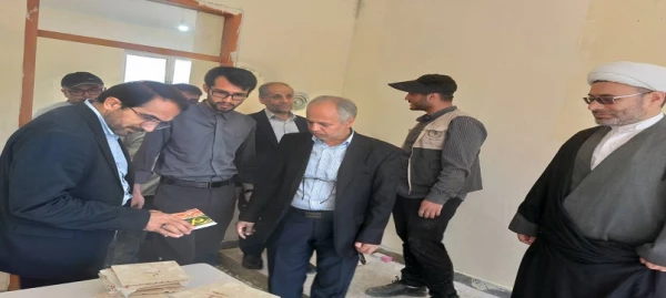 بازدید سرپرست دانشگاه فرهنگیان اردبیل از اردوی جهادی عهد خدمت 