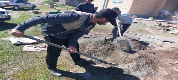 بازدید سرپرست دانشگاه فرهنگیان اردبیل از اردوی جهادی عهد خدمت 