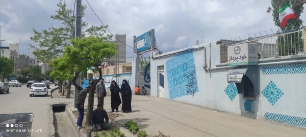  زیباسازی فضای سبز پردیس بنت الهدی صدر