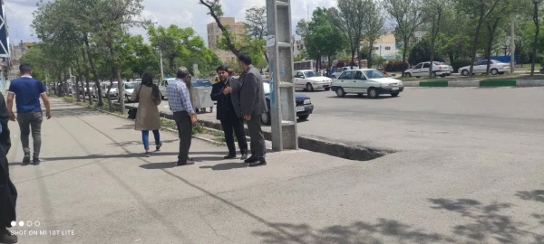  زیباسازی فضای سبز پردیس بنت الهدی صدر